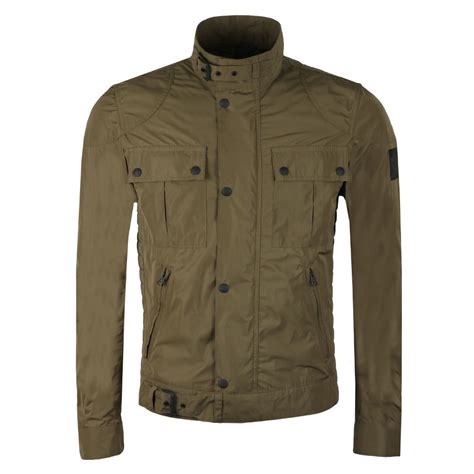 Men's Belstaff Vanzeer Nylon Military Jacket Blouson Outerwear .